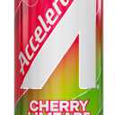 Accelerator Energy Drink, Cherry Limeade 12oz can (12 pack), Zero Sugar, Sustained Energy from 100% Natural Caffeine (200mg from Green Coffee Bean & Green Tea extract) (EXP 06/30/26)