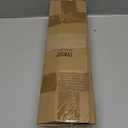 Nickel Wrap Around Curtain Rods 28 to 48":Blackout Adjustable Window Curtain Rod,Room Darkening Heavy Duty Curved French Metal Single Drapery Rods for Bedroom Kitchen Easy Install,Brushed Nickel