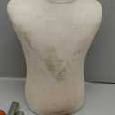 Bonnlo Upgraded Kid Dress Form, 5-6 Years Old, 7-8 Years Old, Toddler Mannequin Torse with Adjustable Rubber Wood Stand for Dress Jewelry Display (7-8 Years Old) (Beige)