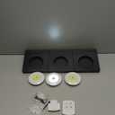 Small Floating Shelves for Wall Set of 3, 6 Inch Small Shelf Wall Mount Organizer, Wood Hanging Shelf for Living Room Bedroom Bathroom Kitchen Plant Photo Frame