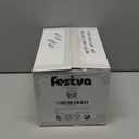 Festiva 200Pcs Gold Dessert Plates 6.3" With Forks 5"- Small Disposable Dessert/Cake/Appetizer Plates Plates Serve 100 Guests Include 100Plates 100Forks for Wedding &Birthday Party & Easter