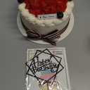 NICE PURCHASE 6 inch Fake Birthday Cake Fake Food Bakery Shop Cake Display Model Party Decoration Faux Replica Cake