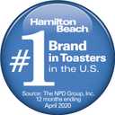 Hamilton Beach 2 Slice Toaster with Extra-Wide Slots, Bagel Setting, Toast Boost, Slide-Out Crumb Tray, Auto-Shutoff & Cancel Button, Defrost Function, Stainless Steel (22794)