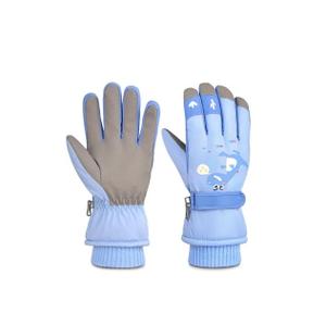 Children Ski Gloves Kids Waterproof Winter Outdoor Snowboard Warm Gloves for Boys Girls Pack Of 3