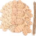 EXCEART 50sets Bee Shape Cutouts Unfinished Wood Craft Chips for Boys and Girls Painting Drawing Embellishment Projects Natural Smooth Finish for Easy Crafting Home Decoration