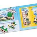 Melissa & Doug Take-Along Magnetic Jigsaw Puzzle Set – Vehicles (2 x 15 Piece) Travel Activity Toy for Preschoolers and Kids Ages 3+