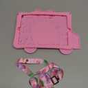 For iPad 6th/5th Generation Case, Air 1st/Air 2nd, for iPad Pro 9.7 Inch Case - for Girls Cute Girly Kawaii 3D Cartoon Design with Rotating Stand Handle & Shoulder Strap Silicone Cover