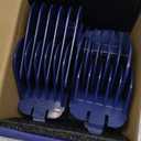 Clipper Guards for Wahl 10 12 14 16 18 20 Hair Clipper Guards 6pcs Extra Long Clipper Guard Attachments 2.5 Inch Clipper Guides Multiple Sizes Universal 2.5", 2.25", 2", 1.75", 1.5", 1.25" (Blue)