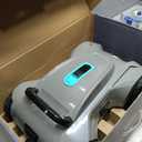 LanOcean Cordless Automatic Pool Cleaner Robot, Efficient Pool Vacuum Robot w/Self-Parking, 120Min Runtime, Auto Debris Removal, Ideal for Daily Maintenance of Flat Above Ground & Inground Pools-Gray