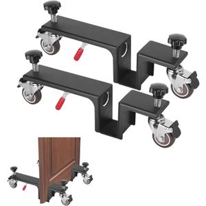 2PCS Door Dolly Holds up tp 330LBS-Heavy Duty Door Installation Tool Easy Install for Single Person Door Tools for Doors from 1.18 to 1.97