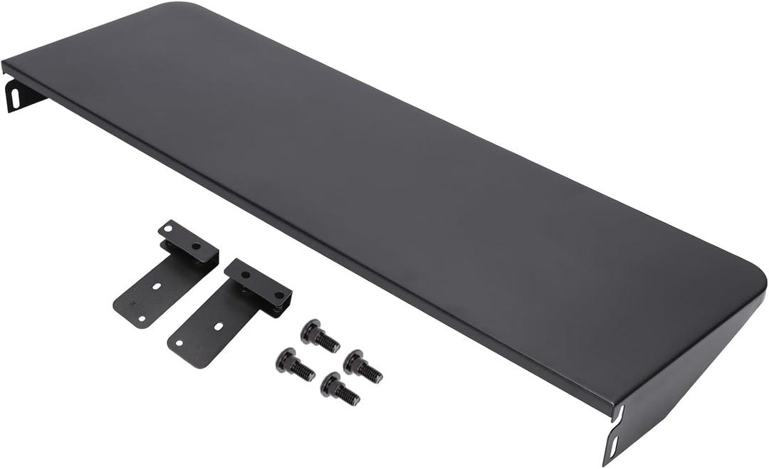 GRISUN Folding Front Shelf for Traeger Pro 34, Texas Elite 34, Century 885 & Eastwood 34 Pellet Grills, Heavy-Duty BAC363 Replacement Grill Accessory, 37" x 12" Foldable Prep & Storage Shelf