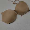 Vinperfor Push Up Bra for Women-Seamless Deep Plunge Teardrop Padded Bra - Concealed Underwire Comfort Invisible Tshirt Bras 36D