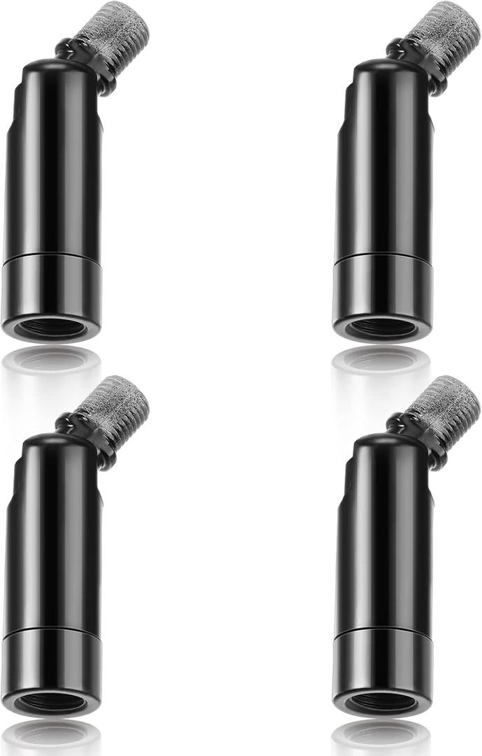 Tondiamo 4 Pcs Black Sloped Ceiling Light Adapter 180 Degree Pendant Suspension Canopy for Chandelier Track Ceiling Lamp Pendant Vaulted Overhead Light Hanging Helper for Vaulted or Angled Overhead