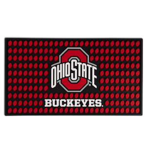 The Memory Company Officially Licensed Team Logo Bar Mat, Non-Slip Rubber Heavy-Duty, for Countertop & Home Bar, Large, 19” x 11”