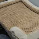 INVENHO Orthopedic Dog Beds Large Sized, XL Washable Dog Sofa with Egg-Crate Foam, Waterproof Lining and Non-Skid Bottom (XL (42"x 32"x 6.5"), Brown)