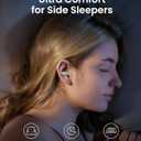 Ear Plugs for Sleeping All-Night Wear Without Ear Pain Side Sleeper Patent Qufits Eartips Ultra-Comfy Reusable Earplugs for Sleep, Focus, Study, Travel, 23dB Noise Reduction - Mint