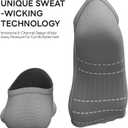 No Show Socks Women, 8 Pairs Low Cut Ankle Anti-slid Athletic Casual Invisible Liner Running Socks (Gray, S)