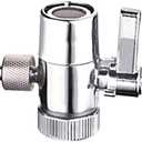 Sink Faucet Diverter Valve for Above Counter Water Filter Faucet Sprayer attachment for Countertop filter to 1/4" RO Tubing Faucet Adapter,Faucet Splitter for Water Diversion