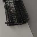 JKsmart 6-Tier Spice Rack Organizer with Door Hook, Wall Mounted & Over the Door Spice Racks for Kitchen Pantry Door Cabinet, Two Size, Large Capacity, Black