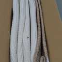 OIAHOMY 13 Kallax Inch Cube Storage Bins, 3-Pack Cotton Rope Woven Baskets for Organizing, Kallax Insert Storage Baskets for Shelves, Baby Nursery, Closet Organizer, 13*13*12.6IN, Brown & White