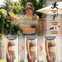 Ropeless Battle Ropes for Home Gym-Portable Cordless Training with Poster