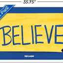 Trends International Ted Lasso - Believe Wall Poster, 22.375" x 34", White Framed Version, 34"L x 22.4"W