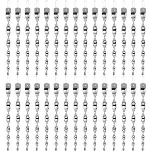Besmon Woodpecker Bird Scare DevicesReflective Scare Rods Control Device to Keep Birds Away from Patio PoolChristmas Reflective Strip Hanging Home as Decoration (30PCS)