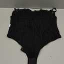 SweatyRocks Women's Lace Corset Shapewear Bodysuits Backless Sleeveless Thong Bodysuit Shirt Tops, M