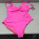 Eomenie Plus Size One Piece Swimsuits for Women Tummy Control Bathing Suits Full Coverage Swimwear, Size 2XL, Hot Pink