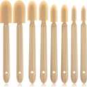 8PCS Rubber Caulking Tool Kit, Caulking Finishing Tool Rubber, Silicone Caulking Tool Caulk, Grout Sealant Applicator Tool, 4 Size Rubber Spatula Caulking Tool for Brick Skirting Kitchen Bathroom