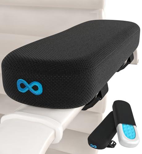 Amazon.com: Everlasting Comfort Office Chair & Wheelchair Arm Pads - Cooling Memory Foam Arm Rest Cover for Desk, Gaming Chair, Wheelchair Armrest Pads : Health & Household