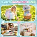 2 x Easter Basket Stuffers for Kids,Easter Egg Fillers, Cute Bunny Toys Easter Gifts for Kids, Party Favors Classroom Exchange, Easter Decorations (12PCS)