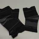 PAPLUS 3 Pairs Plantar Fasciitis Socks Women & Men - Ankle Compression Sleeve for Sprained Ankle, Heel Spur & Arch Support - Foot Brace for Achilles Tendonitis Relief, Arthritis Pain (Large)