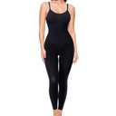 BRABIC Tummy Control Shapewear Leggings for Women Full Body Shapewear Bodysuit Compression Seamless Faja Body Shaper(Black, Medium)