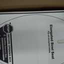 KOHLER K-4774-96 Brevia Elongated Toilet Seat with Quick-Release Hinges And Quick-Attach Hardware For Easy Clean, Biscuit