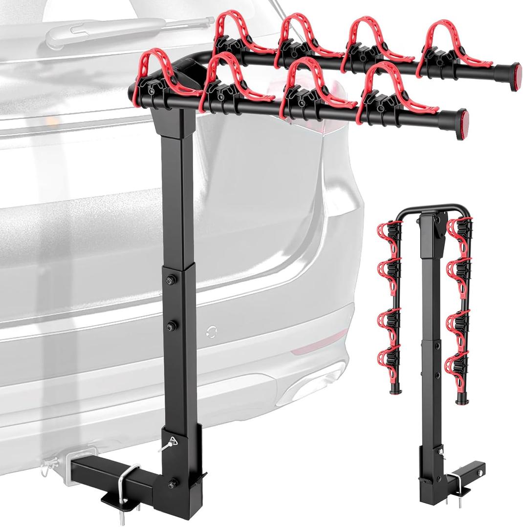 Bike Rack for Car, 240 LBS 4 Bike Rack Hitch Mount