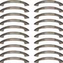 Probrico 5 Pack | 3-3/4 Inch Cabinet Pulls Polished Chrome Stainless Steel Kitchen Drawer Pulls, Chrome c,Size 4.7 inches