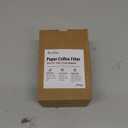 Disposable Small Coffee Filters,100PCS Unbleached Basket Coffee Paper Filter for Ninja Pods & Grounds Specialty Single-Serve Coffee Maker PB051 PB041, Kalita Wave Dripper 155, 1-2 Cup