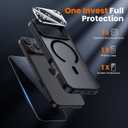 toushion 3 in 1 for iPhone 17 Pro Max Case Matte Black