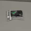 3-Roller Adjustable Sliding Closet Door Floor Guide Upgrade Kit, Black Sliding Door Guides Floor Bottom Mount for for Bypass/Double Bypass/Barn Doors (2 Pack)