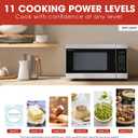 SHARP Countertop Microwave Oven with Removable 13.6" Carousel Turntable, 1100 Watt, 1.6 Cubic Feet, Stainless Steel