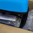 Heavy Duty Handheld Sewing Machine with 110 PCS Sewing Kit & Blue Leather Case, Mini Portable Hand Held Sewing Machine for Adults and Beginners, for Mending Clothes, DIY Projects, at Home or on the Go (Black)