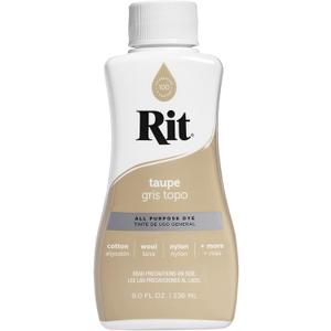 Rit All-Purpose Liquid Dye, Taupe, 8 Fl Oz (Pack of 1)
