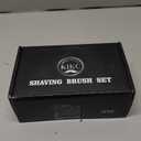 Men's Shaving Kit with Natural Boar Bristle Shaving Brush, Pure Bamboo Shaving Brush Stand with Bowl | Complete Wet Shaving Set for Smooth & Luxurious Shave