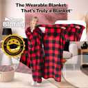 Super Blanky Wearable Blankets for Women and Men, Graduation Day Gift for Her, Fathers Day Gift, Wife Birthday Gifts Ideas