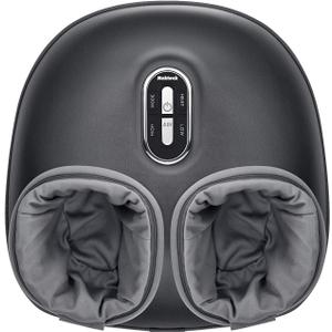 Nekteck Shiatsu Foot Massager with Heat, FSA Eligible Deep Kneading Therapy Air Compression, HSA Feet Massage Improve Blood Circulation Foot Wellness Soothing Pain Relief, Relax for Home Office Use (Gray (Regular))