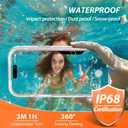 SPORTLINK for iPhone 17 Pro Max Case, IP68 Waterproof Military Protective Full Body Heavy Duty Shockproof 360 Sealed Dustproof with Screen Protector Cover for i Phone 17 Pro Max 6.9" Mag/Frosted Clear