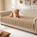 Smiry Couch Cover for Dogs, Non Slip Fuzzy Pet Sofa Covers Washable