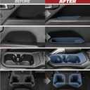 Jeep Wrangler JL Custom Silicone Liners - Full Coverage of Door Handles and Cup Holders for 2018-2026 Wrangler JL 4 Door(Not for JL Unlimited Rubicon), Interior Accessories (Blue,7-Piece Set)