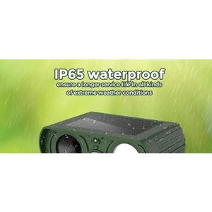 Keep Skunk Away Motion Detection with Flash Light for Yard Garden Lawn